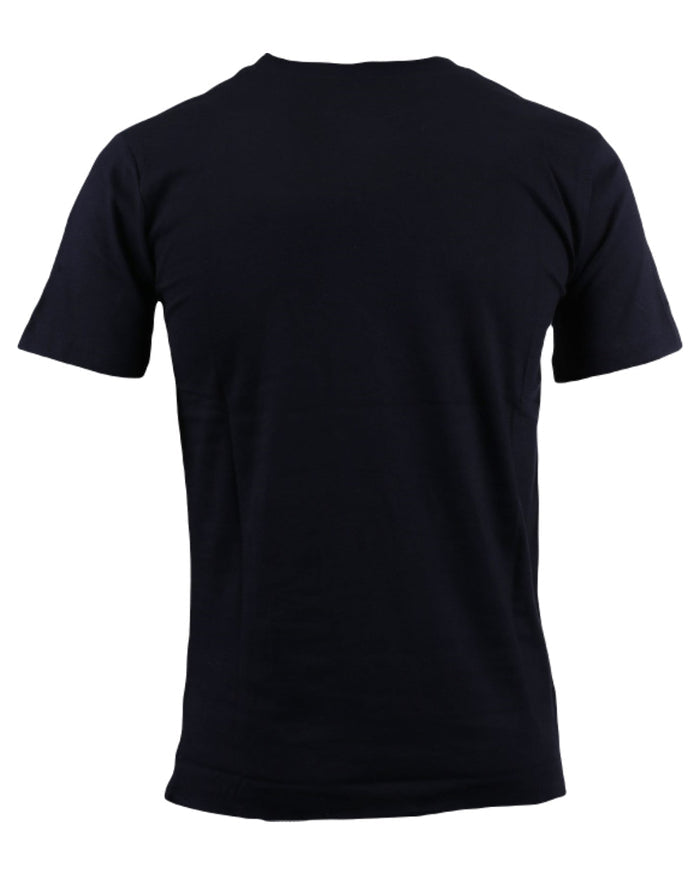 Black Coloured Caterpillar Mens Heavy Duty T-Shirt on White Background
#colour_black