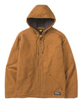 Bronze Coloured Caterpillar Mens Hooded Sherpa Lined Jacket on White Background
#colour_bronze