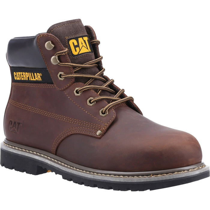 Caterpillar Powerplant S3 Gyw Safety Boot in Brown #colour_brown
