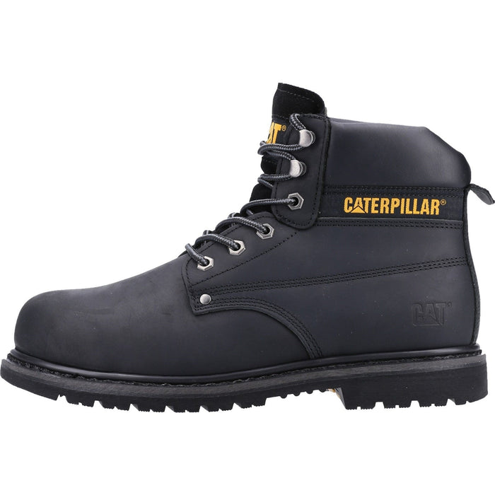 Caterpillar Powerplant S3 Gyw Safety Boot in Black #colour_black