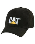 Black Coloured Caterpillar Trademark Cap on White Background
#colour_black
