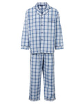 Light Blue Coloured Champion Marlow Pyjamas On A White Background #colour_light-blue