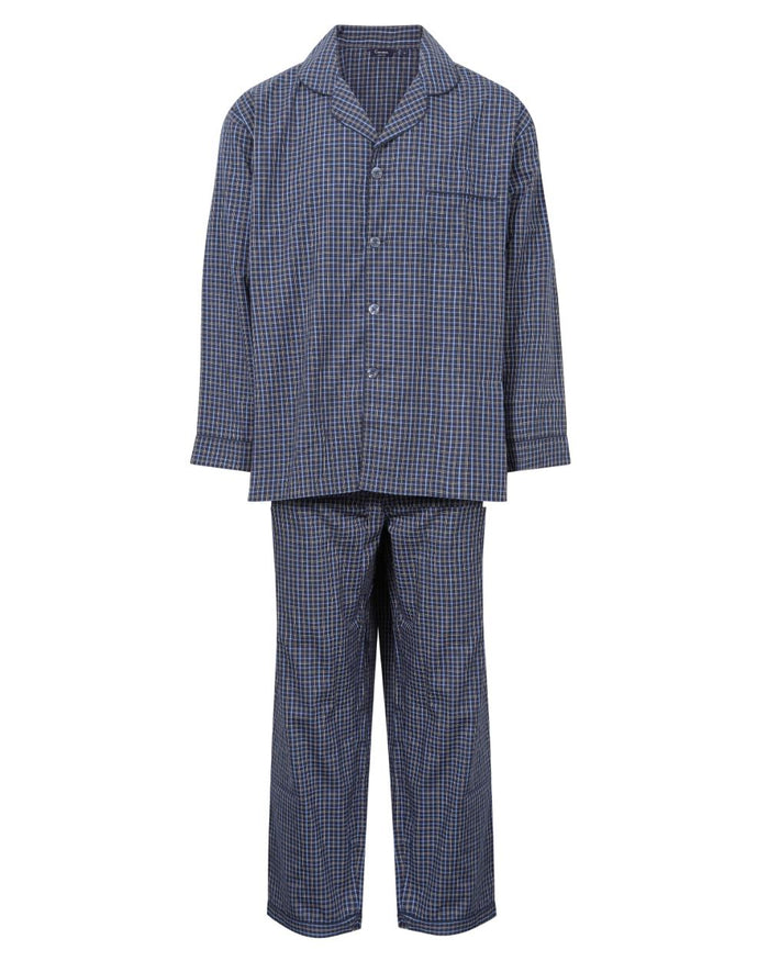 Navy Coloured Champion Marlow Pyjamas On A White Background #colour_navy