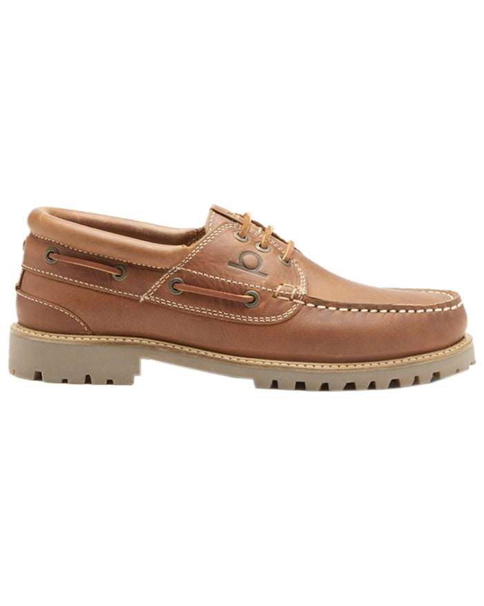 Tan Coloured Chatham Mens Sperrin-Winter Boat Shoes on white background #colour_tan