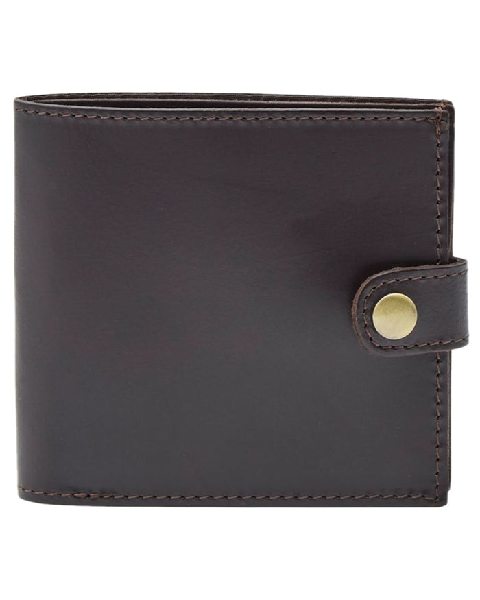 Dark Brown Coloured Chatham Premium Pull Up Leather License Cover on white background #colour_dark-brown