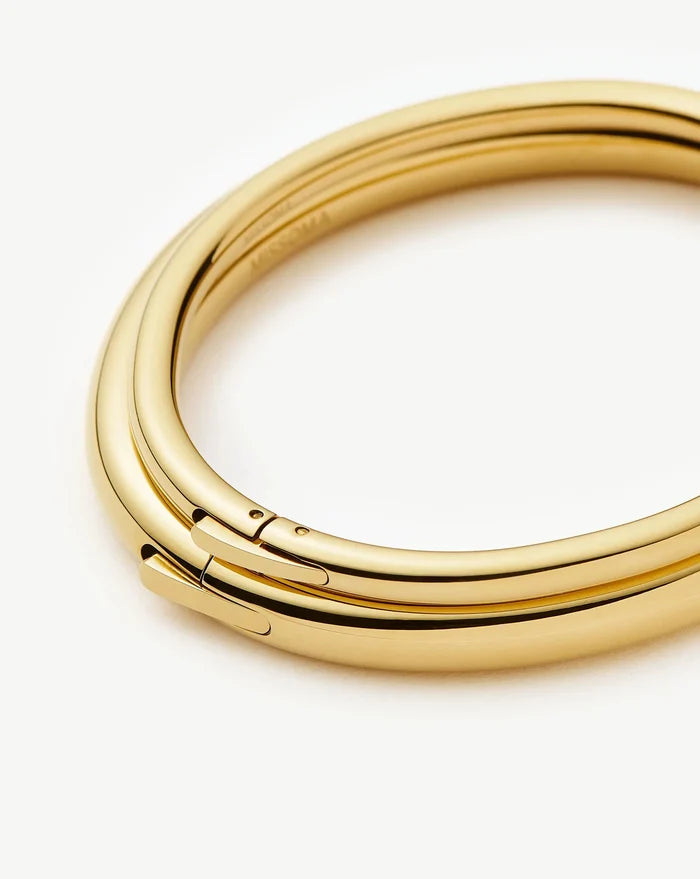Chunky Bangle Set | 18ct Gold Plated Bracelets Missoma