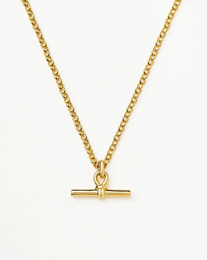 Chunky T-Bar Chain Necklace | 18ct Gold Plated Necklaces Missoma