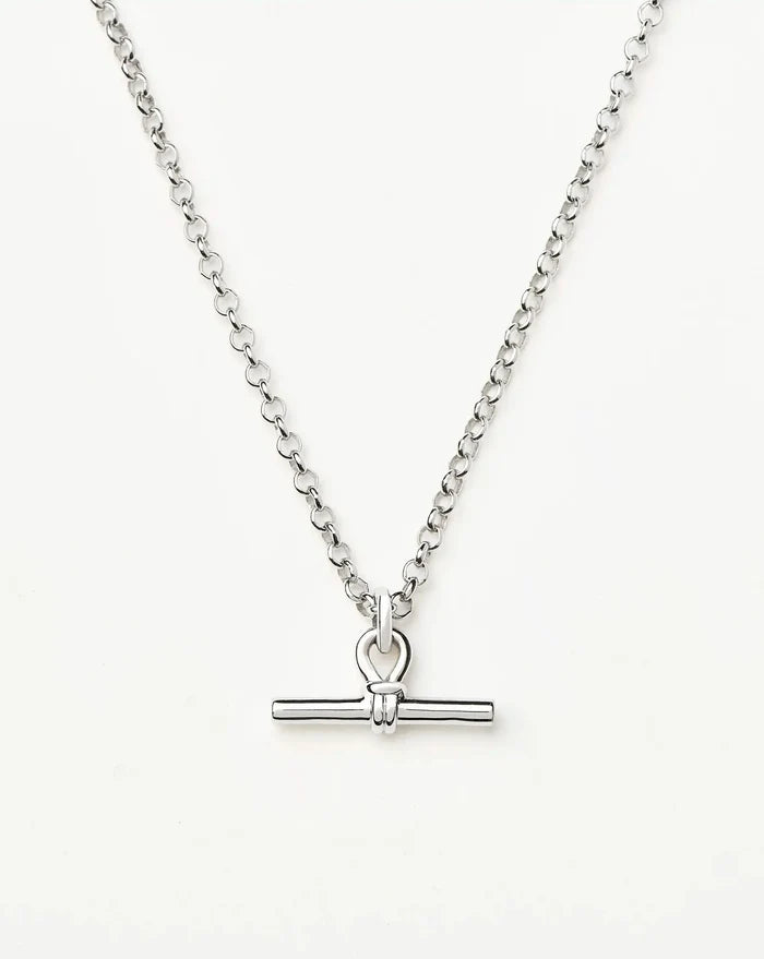 Chunky T-Bar Chain Necklace | Silver Plated Necklaces Missoma