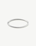 Classic Round Hinged Bangle | Platinum Plated Bracelets Missoma