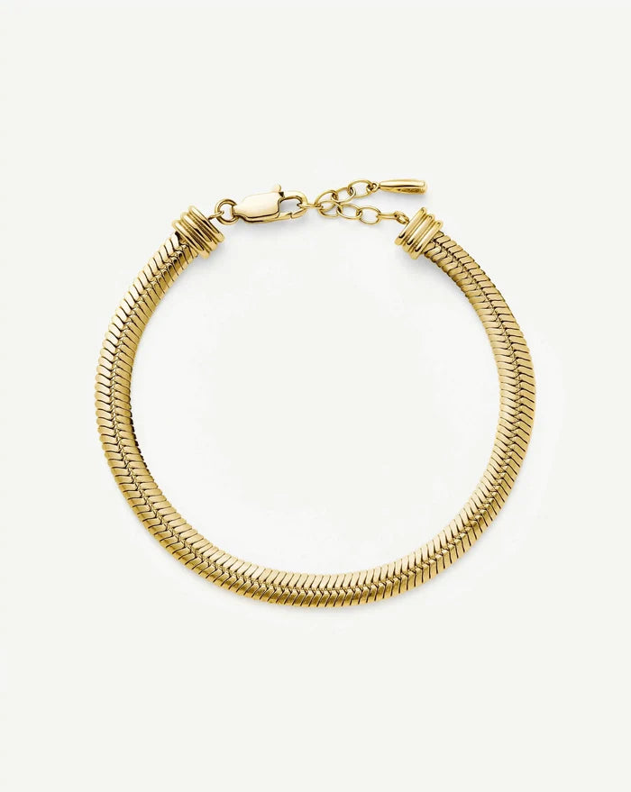 Classic Snake Chain Bracelet | 18ct Gold Plated Bracelets Missoma