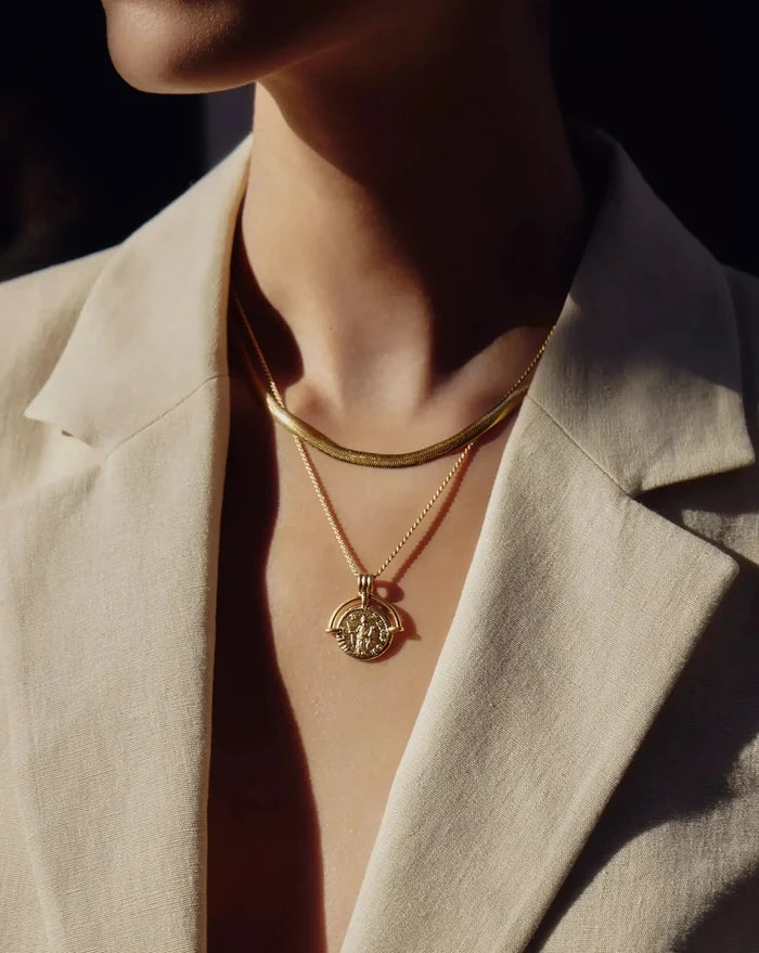 Classic Snake Chain Necklace | 18ct Gold Plated Necklaces Missoma