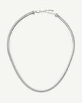 Classic Snake Chain Necklace | Platinum Plated Necklaces Missoma
