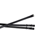 Black coloured Collegiate Plain Reins IV on white background #colour_black