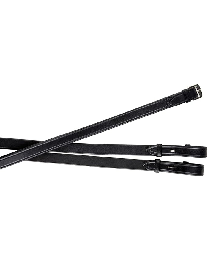 Black coloured Collegiate Plain Reins IV on white background #colour_black