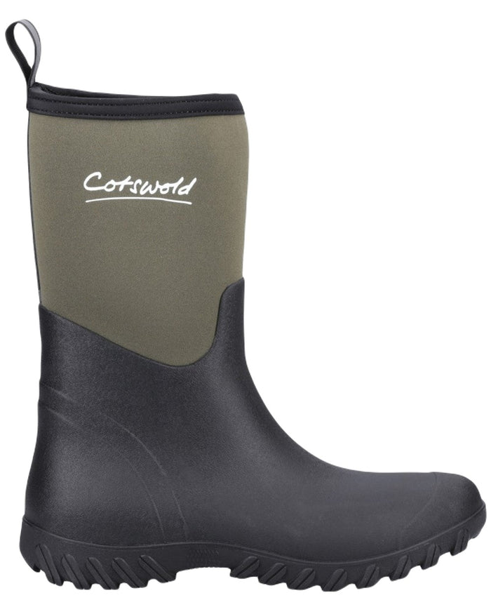 Green Coloured Cotswold Ashmead Wellingtons on White Background
#colour_green