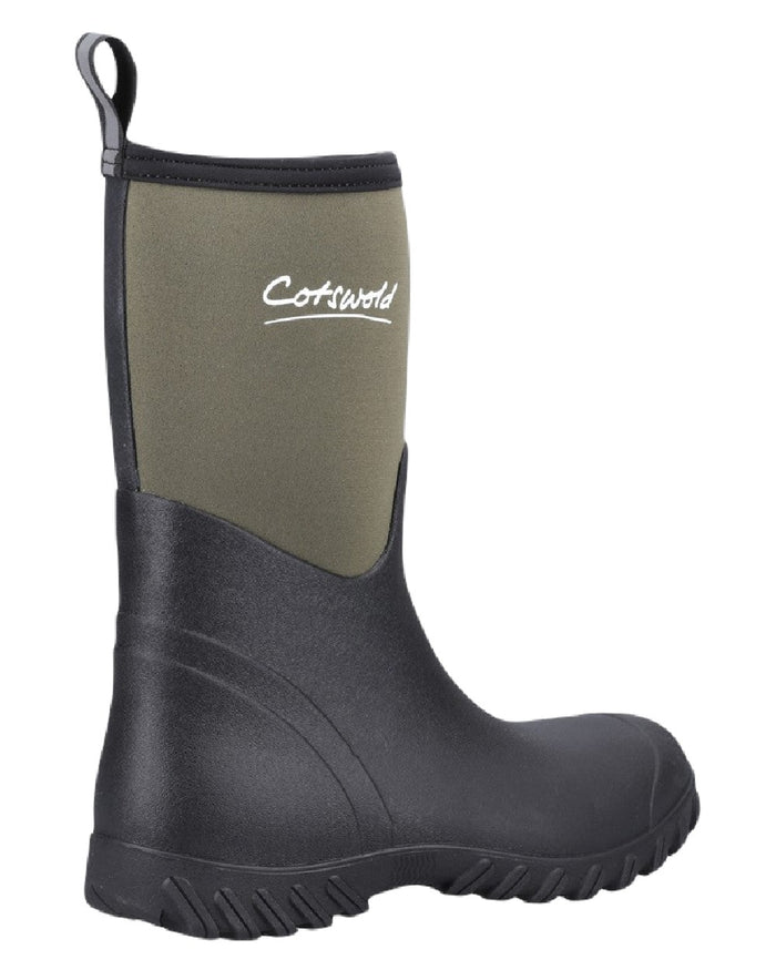 Green Coloured Cotswold Ashmead Wellingtons on White Background
#colour_green