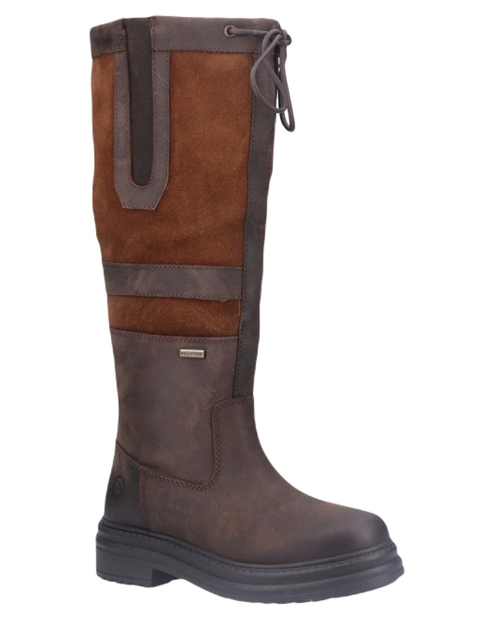 Brown Coloured Cotswold Broadway Boots on White Background
#colour_brown