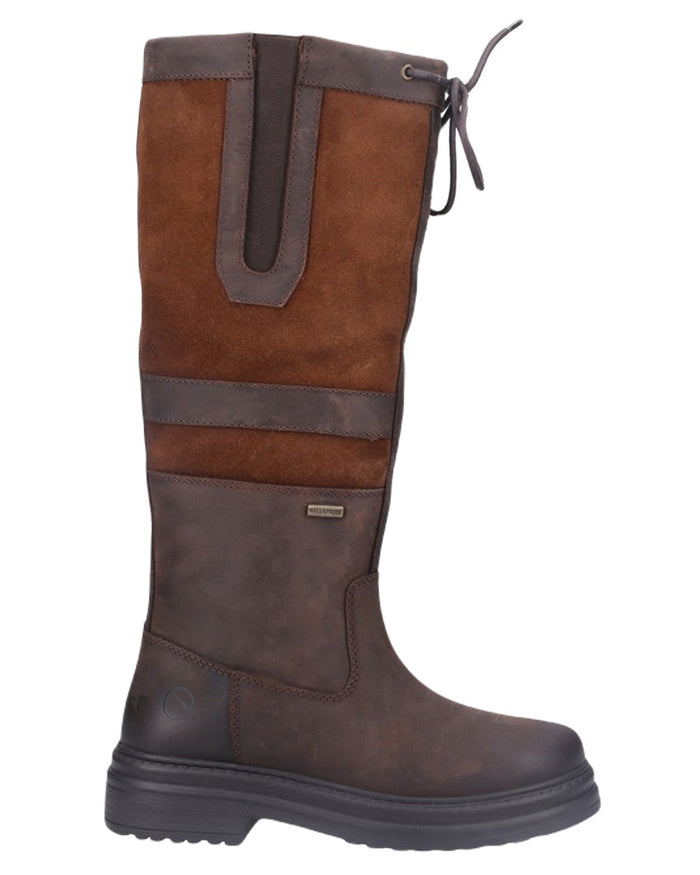 Brown Coloured Cotswold Broadway Boots on White Background
#colour_brown
