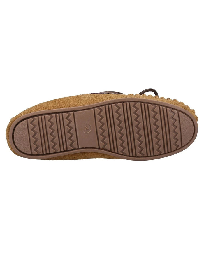 Tan coloured Cotswold Chatsworth Slippers on white background #colour_tan