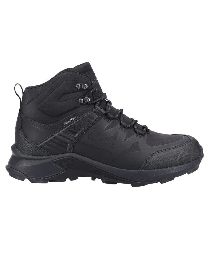 Black coloured Cotswold Horton Hiking Boots on white background #colour_black