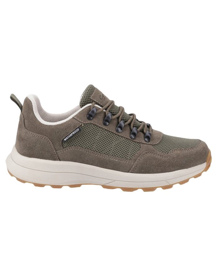 Khaki Coloured Cotswold Mens Elmfield Shoes on White Background
#colour_khaki