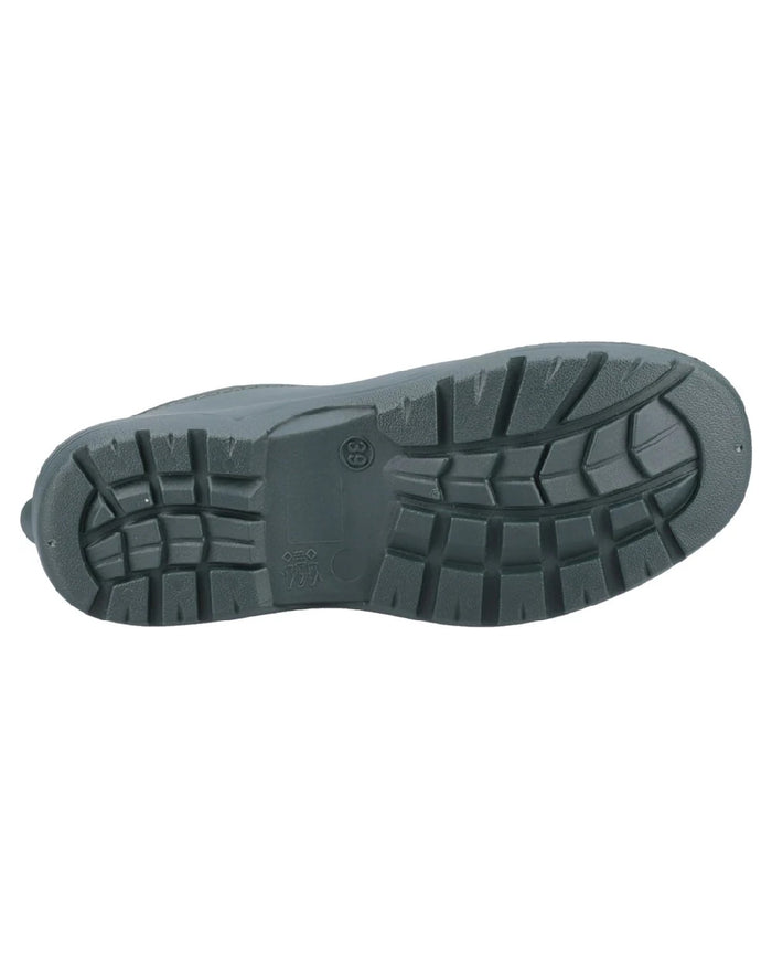 Green coloured Cotswold Perrymead Shoes on white background #colour_green