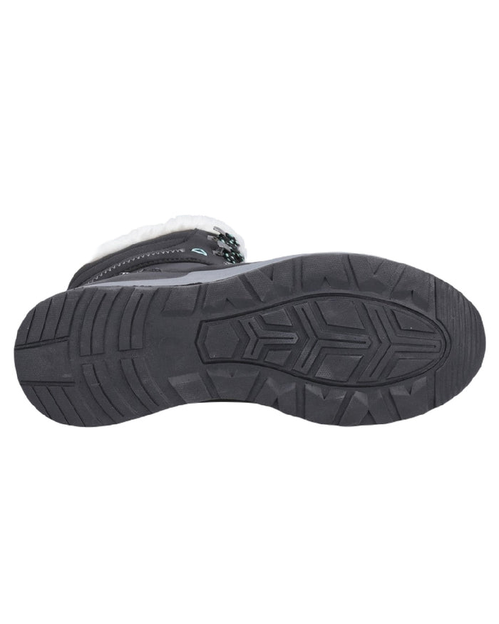 Black Coloured Cotswold Womens Sheephouse Hiking Boots on White Background
#colour_black