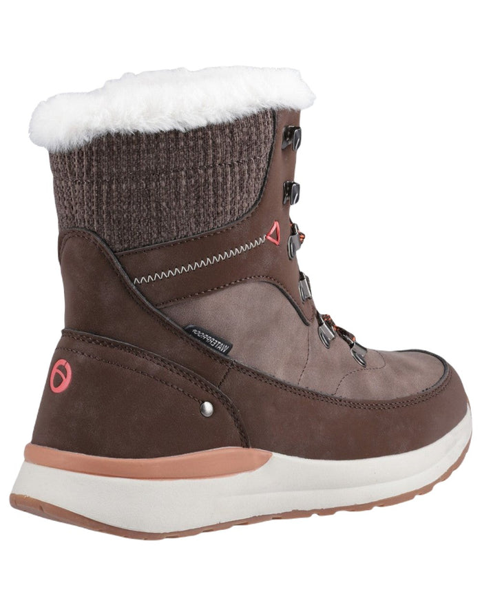 Brown Coloured Cotswold Womens Sheephouse Hiking Boots on White Background
#colour_brown