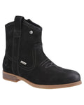 Black Coloured Cotswold Womens Signet Ankle Boots on White Background
#colour_black