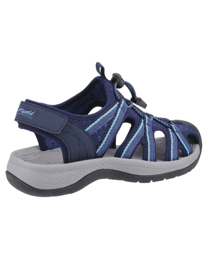 Navy Turquiose Coloured Cotswold Womens Upton Sandals on White Background
#colour_navy-turquoise