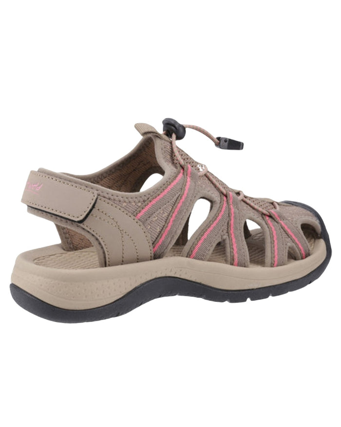 Taupe Pink Coloured Cotswold Womens Upton Sandals on White Background
#colour_taupe-pink