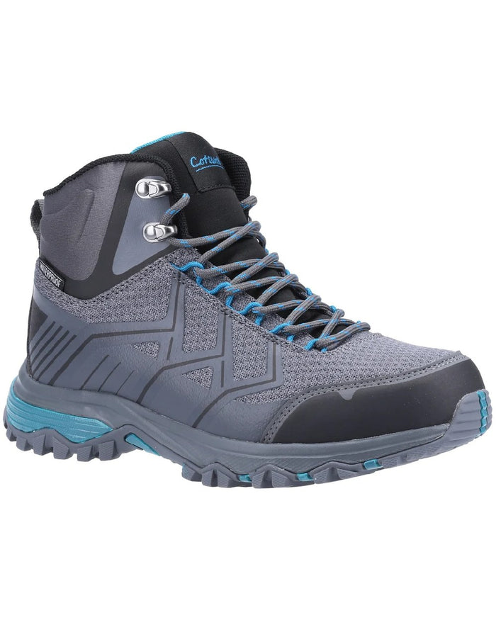 Cotswold Womens Wychwood Recycled Hiking Boots in Blue #colour_blue