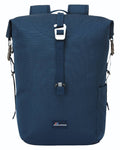 Blue Stone coloured Craghoppers 16L Kiwi Classic Rolltop II Backpack on white background #colour_blue-stone