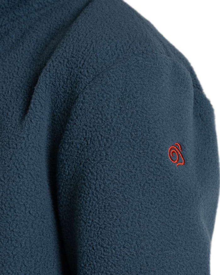 Blue Stone Coloured Craghoppers Childrens CO2 Renu Jacket on white background #colour_blue-stone