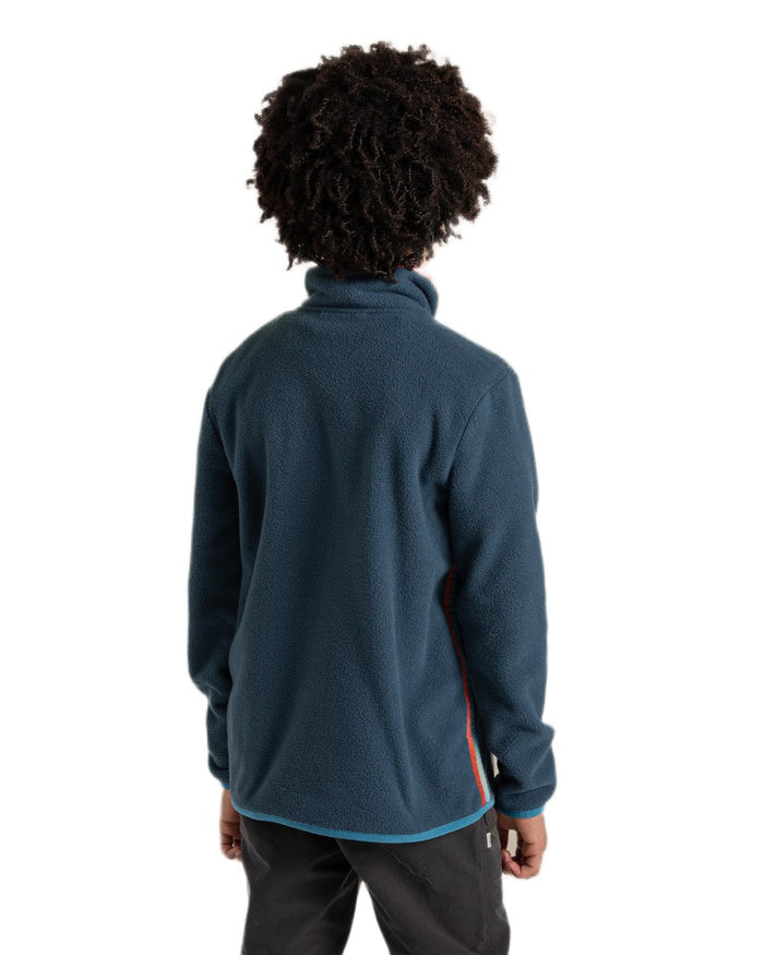 Blue Stone Coloured Craghoppers Childrens CO2 Renu Jacket on white background #colour_blue-stone