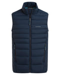 Blue Navy coloured Craghoppers Mens Compresslite IX Insulating Vest on white background #colour_blue-navy