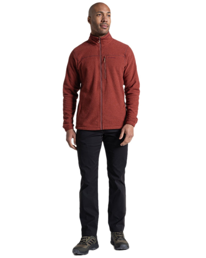 Black Coloured Craghoppers Mens Kiwi Pro III Trouser on white background #colour_black