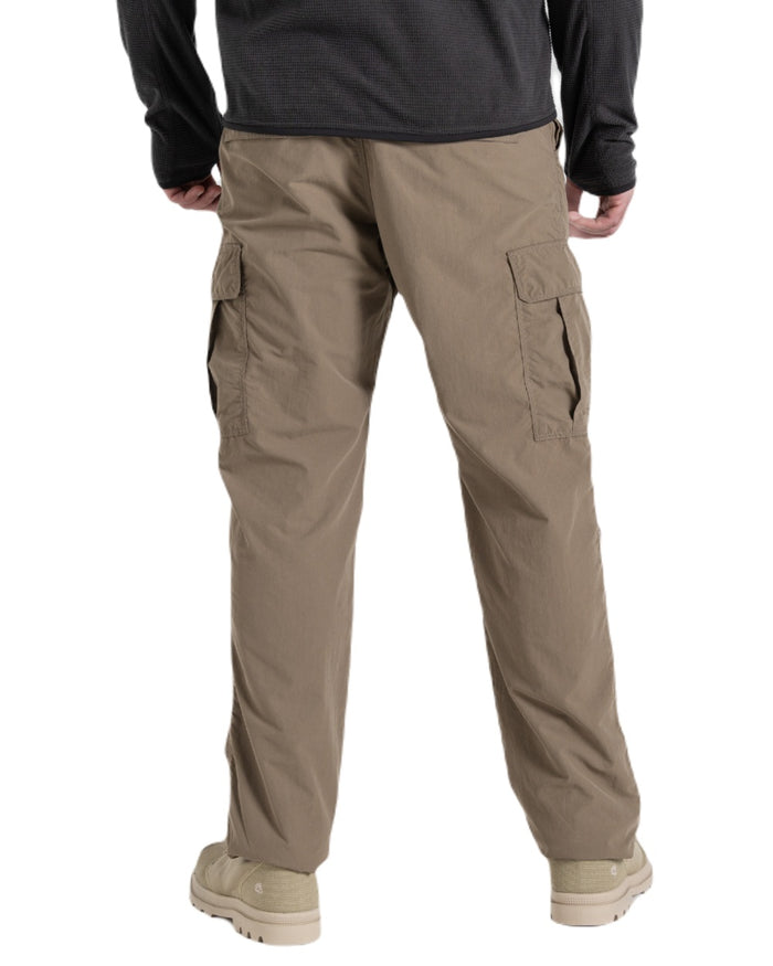 Pebble coloured Craghoppers Mens NosiLife Cargo Trouser III on white background #colour_pebble
