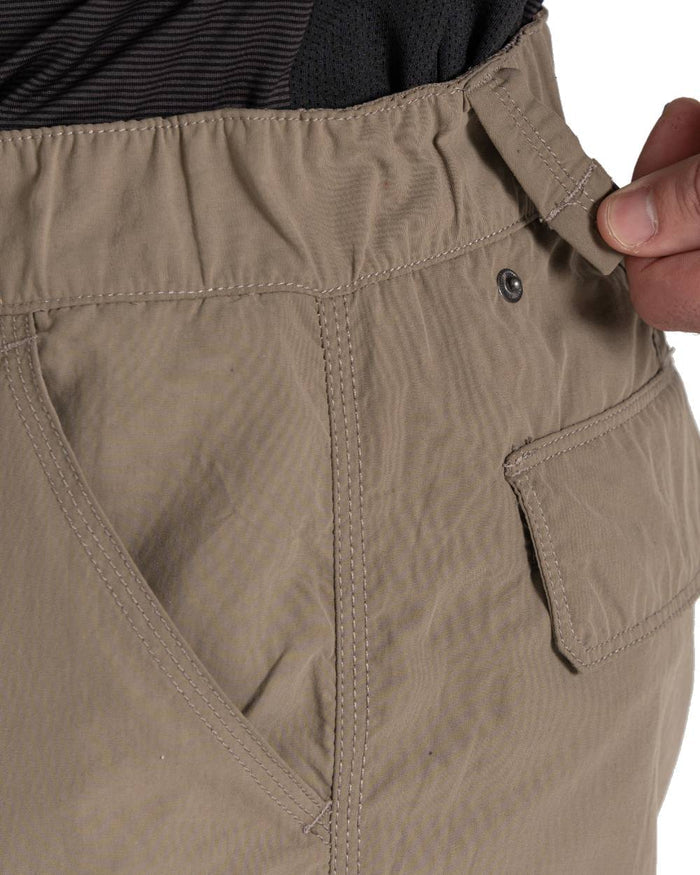 Pebble coloured Craghoppers Mens NosiLife Cargo Trouser III on white background #colour_pebble