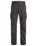 Black Pepper coloured Craghoppers Mens NosiLife Convertible Cargo Trouser III on white background #colour_black-pepper