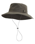 Woodland Green coloured Craghoppers Mens NosiLife Outback Hat II on white background #colour_woodland-green