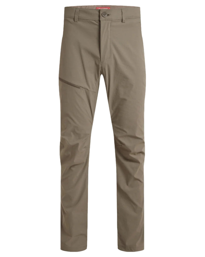 Pebble coloured Craghoppers Mens NosiLife Pro Trouser III on white background #colour_pebble