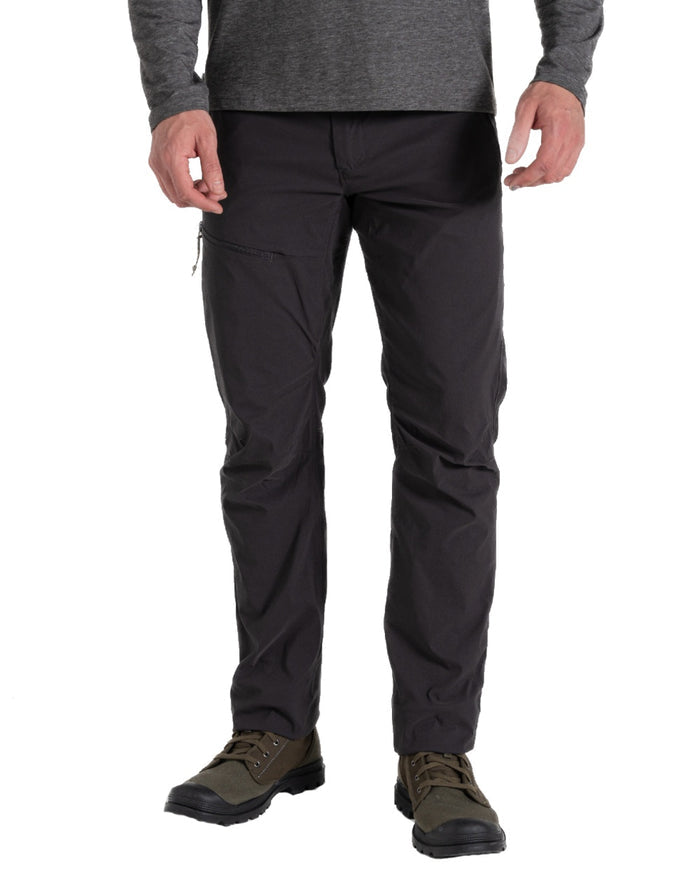 Black Pepper coloured Craghoppers Mens NosiLife Pro Trouser III on white background #colour_black-pepper