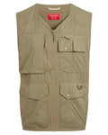 Cardamon coloured Craghoppers Mens NosiLife Sebou Gilet on white background #colour_cardamon