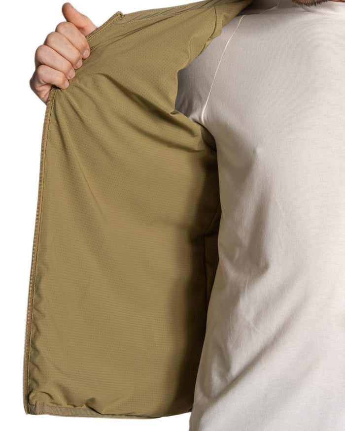 Cardamon coloured Craghoppers Mens NosiLife Sebou Gilet on white background #colour_cardamon