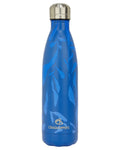 Dark Sapphire Print coloured Craghoppers National Trust Insulated Waterbottle on white background #colour_dark-sapphire-print
