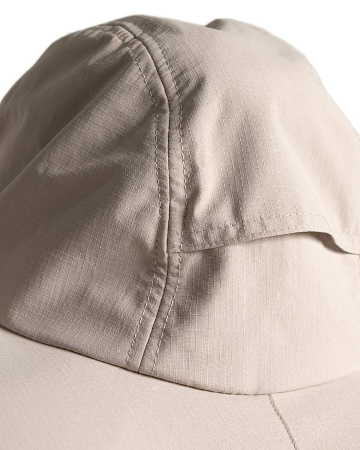 Parchment coloured Craghoppers NosiLife Field Hat on white background #colour_parchment