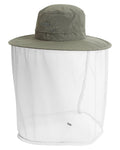 Woodland Green coloured Craghoppers NosiLife Ultimate Hat II on white background #colour_woodland-green