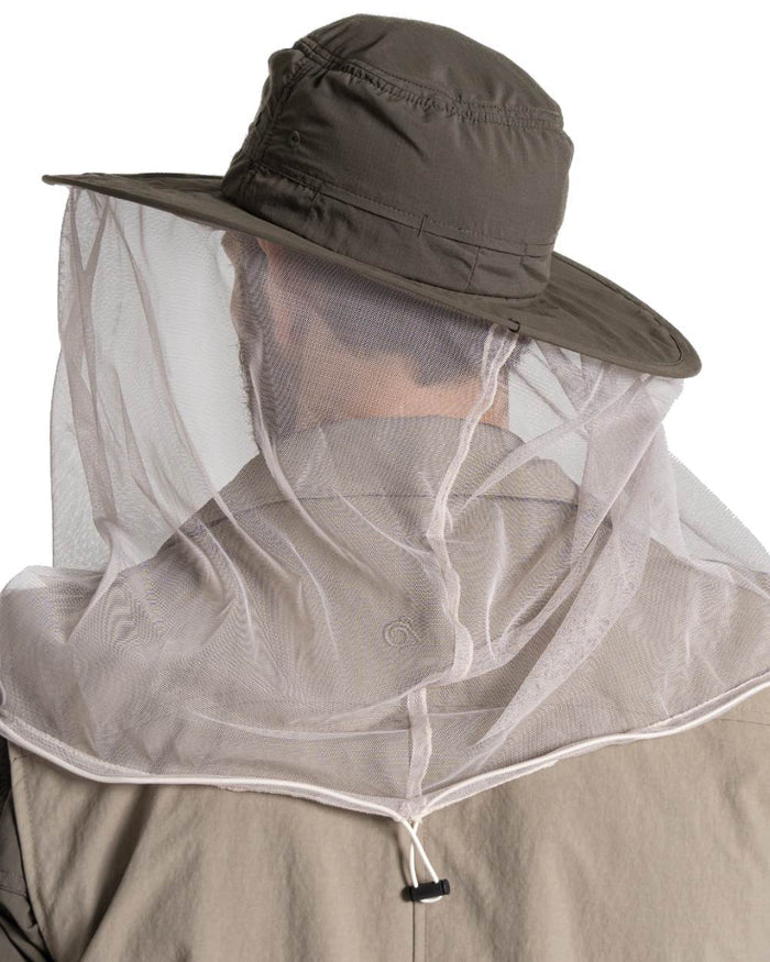 Woodland Green coloured Craghoppers NosiLife Ultimate Hat II on white background #colour_woodland-green