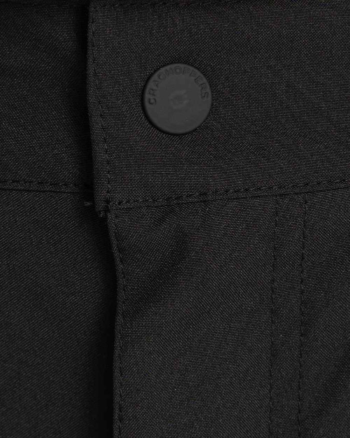 Black coloured Craghoppers Steall II Thermo Waterproof Trousers on white background #colour_black